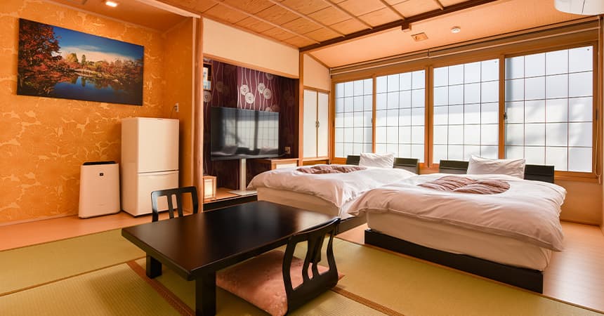 和洋室6畳＋ベッド