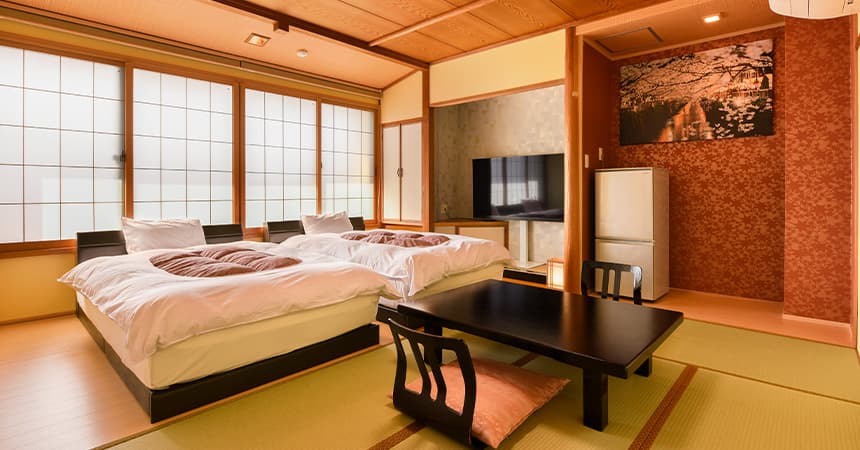 和洋室6畳＋ベッド